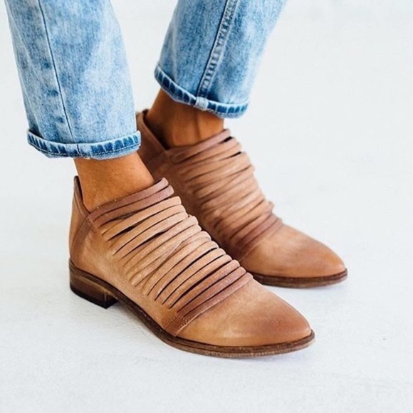 Free People Shoes - Free People Lost Valley Leather Ankle Booties 41